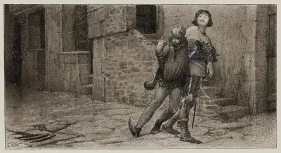Den buttre munken av Luc-Olivier Merson
