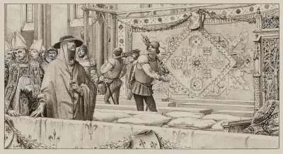 Monsieur le cardinal av Luc-Olivier Merson