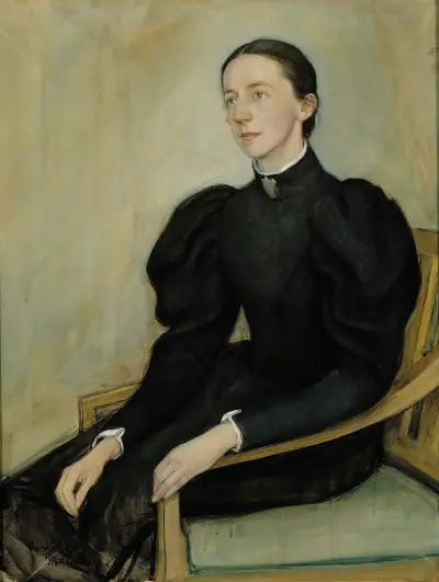 Portrait Of Mathilda Wrede av Olof Arenius