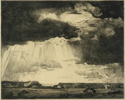 Under Western Skies av Carl Oscar Borg