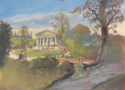 I. Volksgarten av Oskar Laske