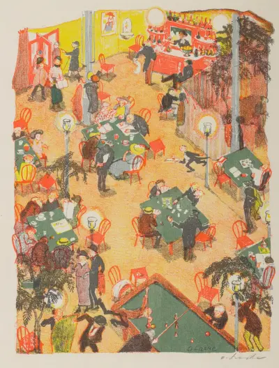 Kaffeehaus av Oskar Laske