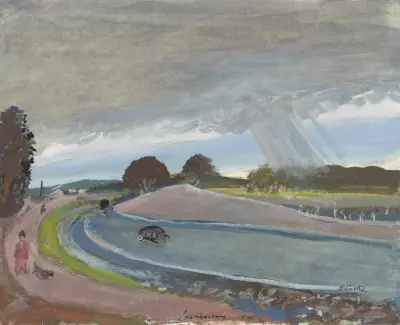 Salmannsdorf av Oskar Laske