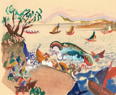 The Whale av Oskar Laske