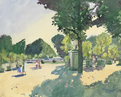 XIII. Schönbrunn (Garten) av Oskar Laske