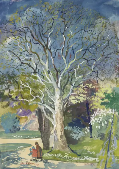XIII. Schönbrunn (trädgården) av Oskar Laske