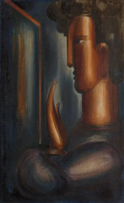 Before the Mirror av Oskar Schlemmer