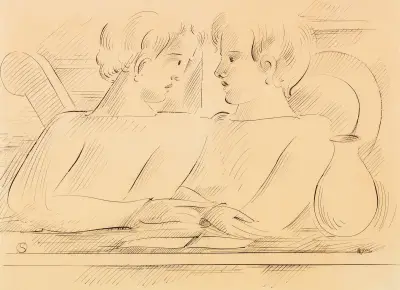 Duo, 1936 – Nr. 2, Oskar Schlemmer