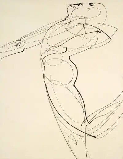 Figure Bending Backwards av Oskar Schlemmer