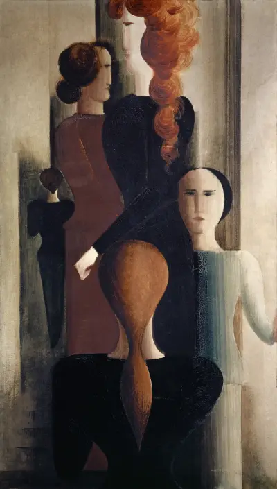 Women on Stairway av Oskar Schlemmer