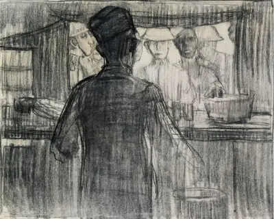 A.R.C. Canteen, World War I av Henry Ossawa Tanner