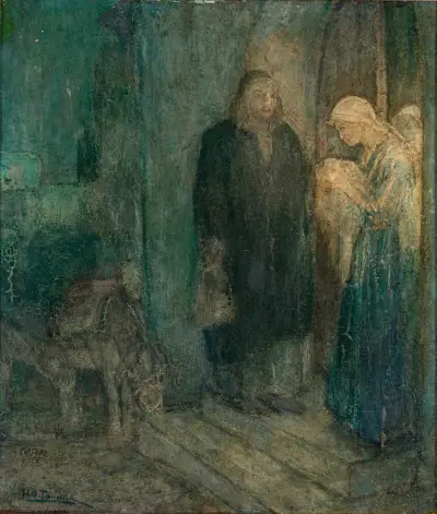 Flykten till Egypten (Vid värdshuset) av Henry Ossawa Tanner