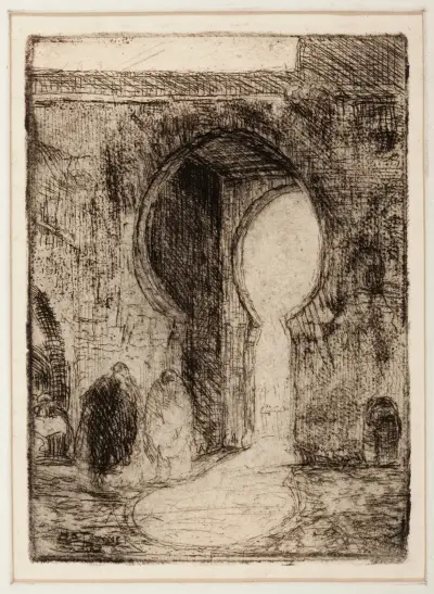 Porten i Tanger av Henry Ossawa Tanner