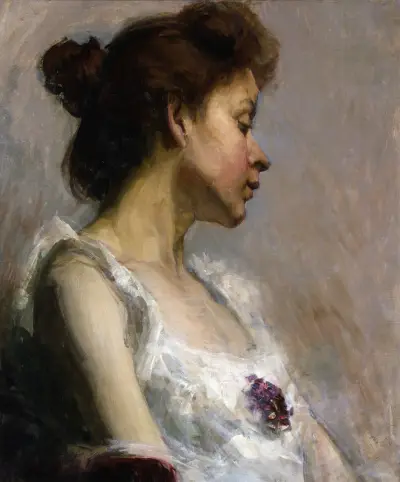 Portrait of the Artist’s Wife av Henry Ossawa Tanner
