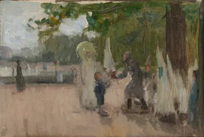 The Man Who Rented Boats av Henry Ossawa Tanner