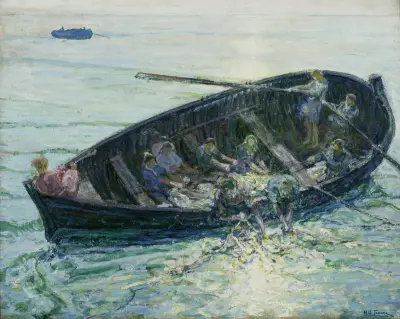 Det mirakulösa fiskafånget av Henry Ossawa Tanner