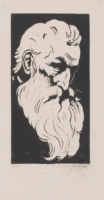 Głowa starca av Stanisław Ostoja-Chrostowski