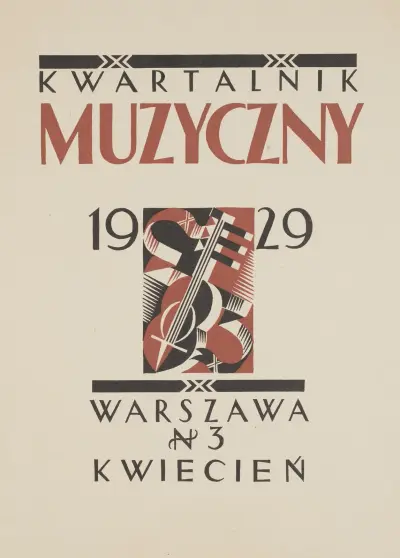 Okładka Kwartalnika Muzycznego av Stanisław Ostoja-Chrostowski