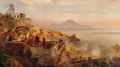 The Gulf of Naples av Oswald Achenbach