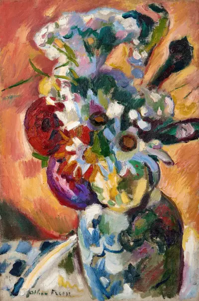 Bouquet de fleurs av Emile Othon Friesz