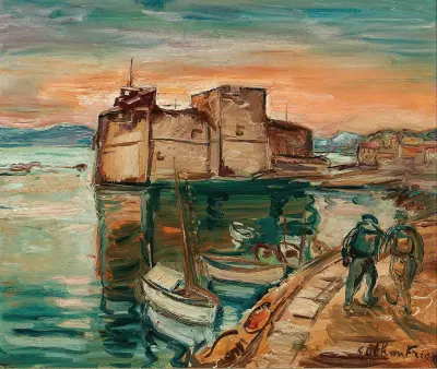 La Côte d’Azur av Emile Othon Friesz