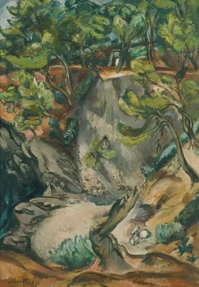 Viken vid Toulon av Emile Othon Friesz