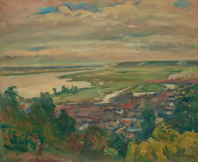 Mynningen vid Honfleur av Emile Othon Friesz