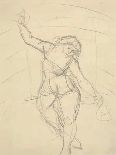 Par som omfamnar varandra av Emile Othon Friesz