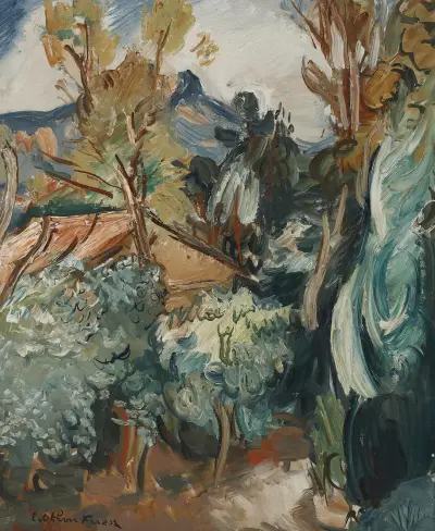 Paysage En Provence av Emile Othon Friesz