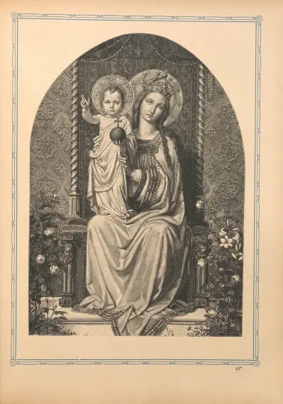Maria mit dem Jesuskind von Otto Bitschnau