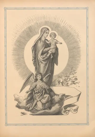 Maria mit dem Kind von Otto Bitschnau