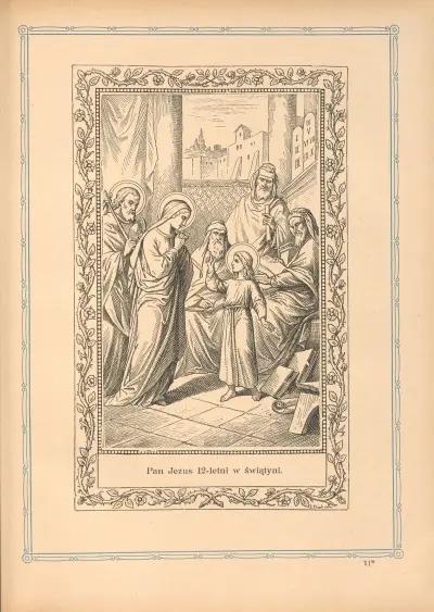 Der zwölfjährige Jesus im Tempel von Otto Bitschnau