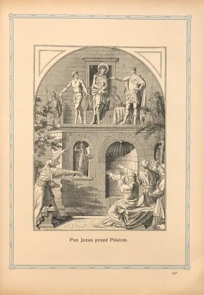 Herr Jesus vor Pilatus von Otto Bitschnau