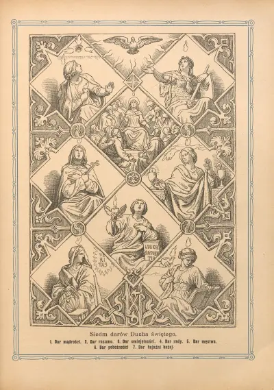 Die sieben Gaben des Heiligen Geistes von Otto Bitschnau