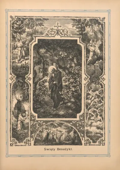 Heiliger Benedikt von Otto Bitschnau
