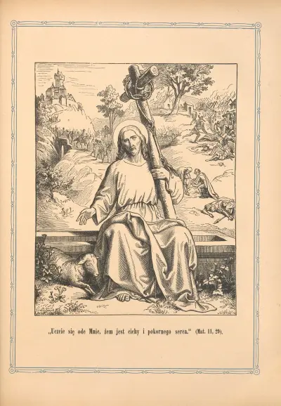 Lernt von mir, denn ich bin sanftmütig und von Herzen demütig, 1912 – Nr. 1 von Otto Bitschnau