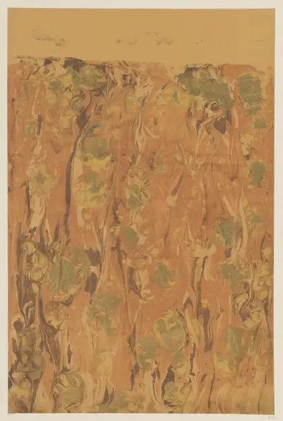 Marmorpapier, 1894 – Nr. 13 von Otto Eckmann