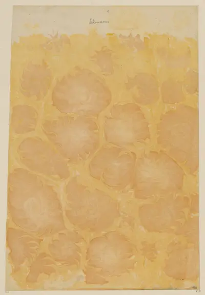 Marmorpapier, 1894 – Nr. 8 von Otto Eckmann