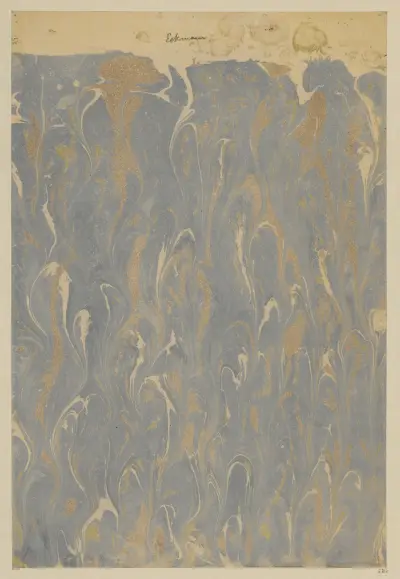 Marmorpapier, 1894 – Nr. 9 von Otto Eckmann