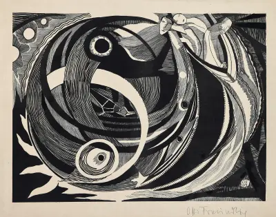 Znaki, plansza 1, Otto Freundlich