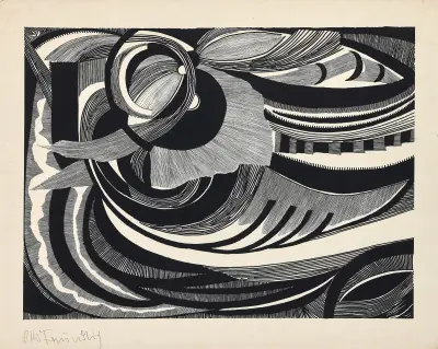Znaki, plansza 3, Otto Freundlich