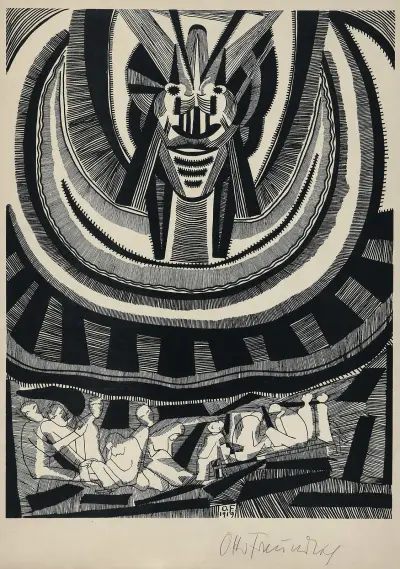Znaki, plansza 6, Otto Freundlich