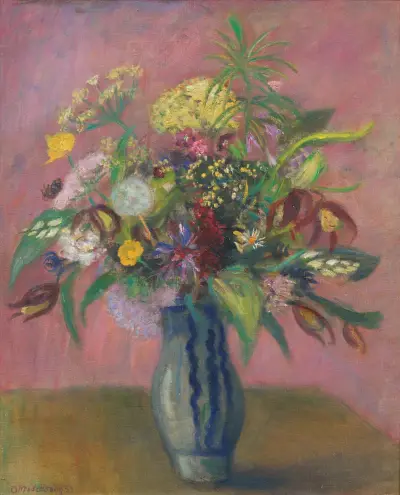 Blumenstillleben von Otto Modersohn