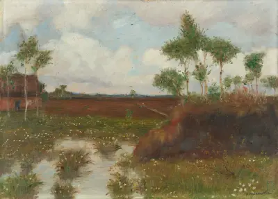 Frühling im Moor von Otto Modersohn
