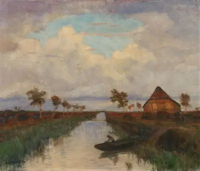 Moorlandschaft, 1939 von Otto Modersohn