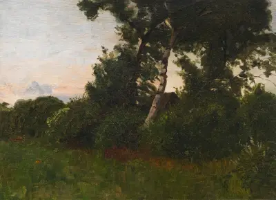 Sommerabend av Otto Modersohn