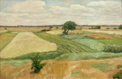 Sommerliche Felder von Otto Modersohn