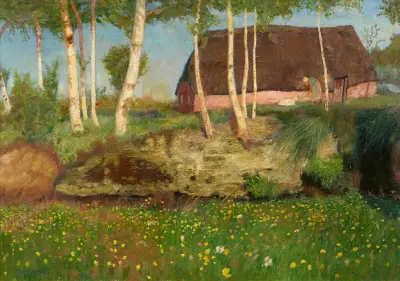 Sommermorgen von Otto Modersohn