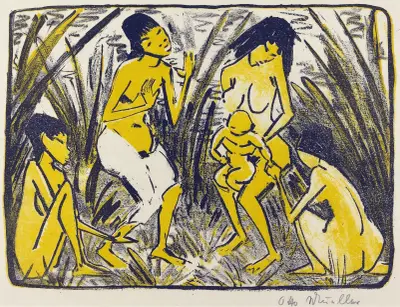 Moses upptäckt av Otto Mueller