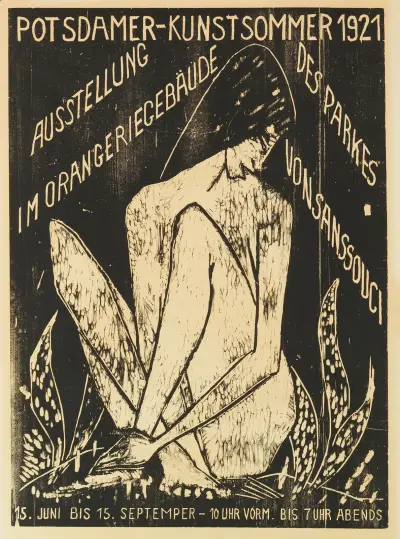 Große Sitzende von Otto Mueller